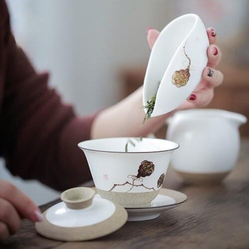 FYIKLL Cups With Lid For Pu-erh