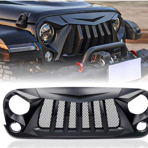 J380 Jeep Wrangler Grill ABS Change from JL for JK 2007-2017 J380 LANTSUN