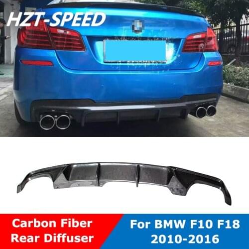 MP Style Car Body Kit Carbon Fiber Front Bumper Shovel Lip Chin Diffuser For BMW F10 F18 520i 520Li 525Li 535Li MT 2010-2016