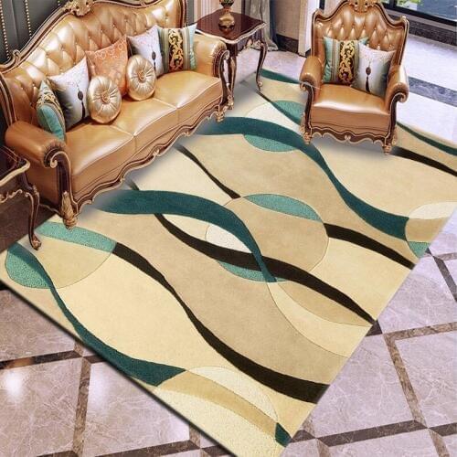 European style carpet for living room bedroom floor mat living room large rugs parlor hallway fashion home Decorative customized