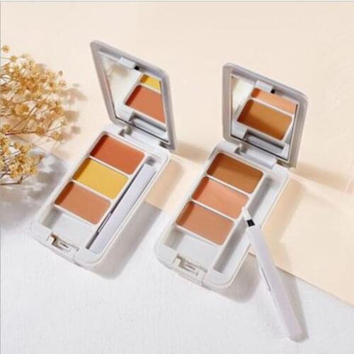 NOVO Three-color Concealer Creamliquid Pen To Cover Facial Spots and Acne Make Up T1094 Concealer Contour Contour Palette