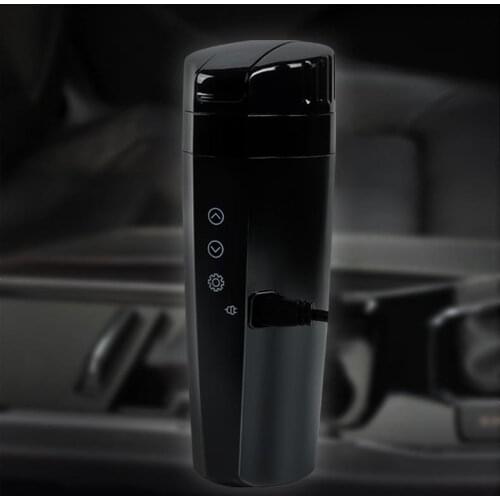 Portable Car Heating Cup Stainless Steel Travel Coffee Cup Insulated Heated