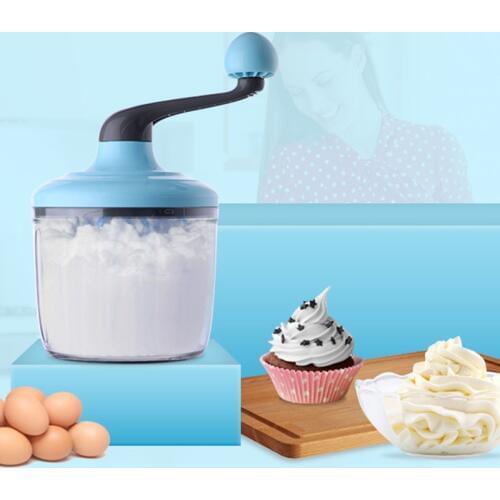 YOMDID Manual Egg Beater Cream Stiring Hand-cranked Whisk Foam Maker Milk Frother Mixer Practical Kitchen Tool fouet cuisine