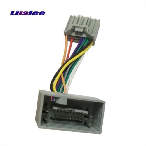 Car CD DVD Player Power Wire Cable Plug For Honda City 2014~2018 Plugs Into Factory Radio / DIN ISO Male