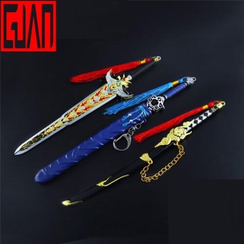 Chivalrous Heart Shen Jianxinsword Of Heavensong Qiyu, Xie Yunliu Remnant Snow Sword Gift Collection 22cm Sword Decoration