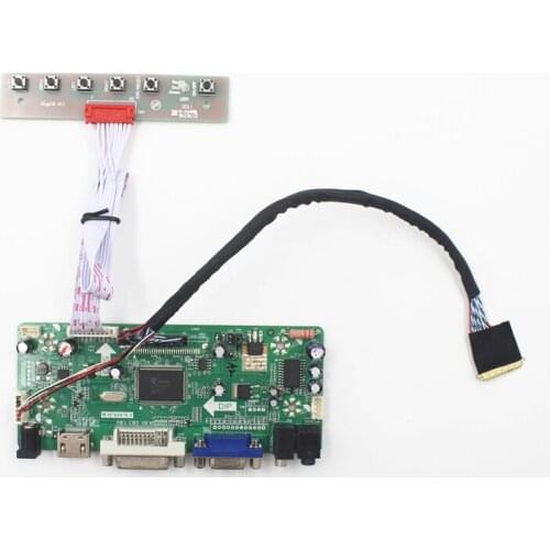 M.NT68676.2A Universal DVI VGA AUDIO HDMI-compatible LCD Controller Board for 15.6inch 1600x900 LTN156KT02 Kit Easy to DIY