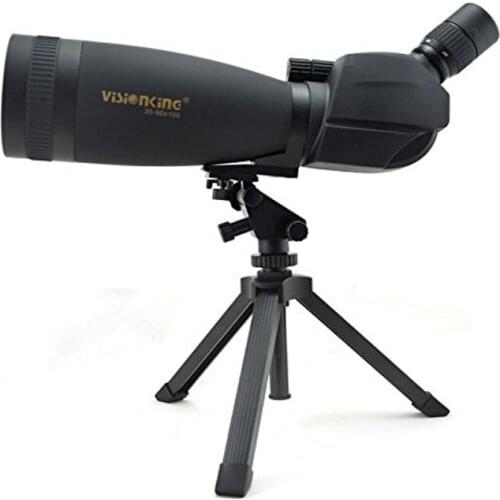 Visionking 30-90x100 Spotting Scope Waterproof Bak4 Adjustable Zoom For Birdwatching FMC Telescope With Tripod