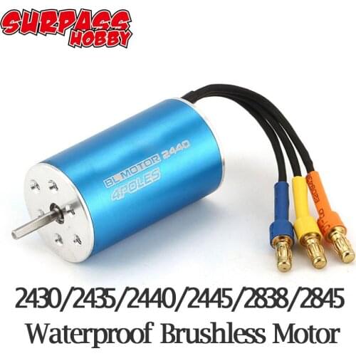 Waterproof 2430 2435 2440 2445 2838 2845 Brushless Motor for Wtloys Remo Hobby XLH Timaya Redcat 1/12 1/14 1/16 1/18 RC Car Boat