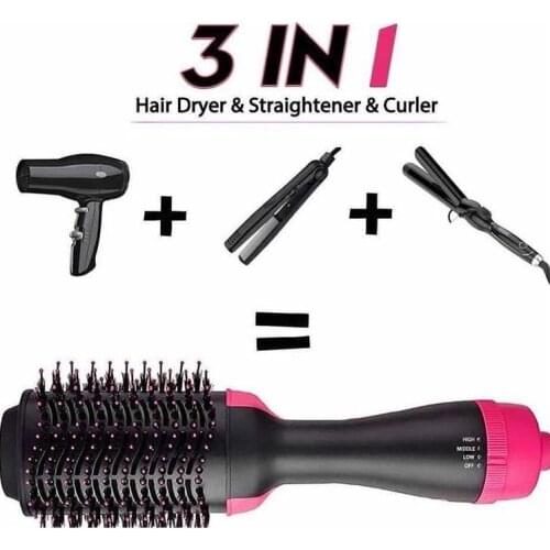 Hair Straightener Styler Blow Dry Brush Comb, hot air blow, hair dryer, hair roller brush, curler comb