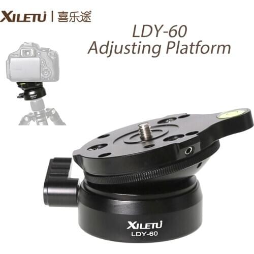 XILETU LDY-60 level adjustment platform professional hemisphere aerial photography for tripod pan-tilt panoramic platform