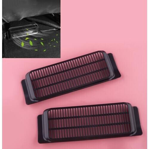 1 Pair Air-Flow Vent Protection Cover Trim Grille Car Fit For Tesla Model 3 2017 2018 2019 2020