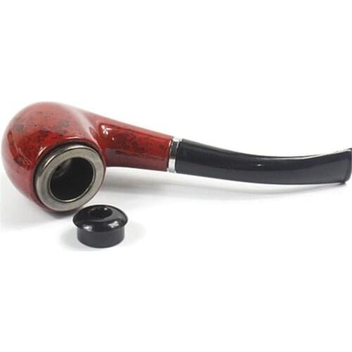 1pcs New Tobacco Smoking Pipe-Durable Classical Cigar Pipe With Rubber Ring Best Deal