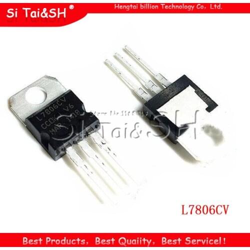 10PCS L7806CV 7806 TO220 L7806 TO-220 LM7806 MC780 new original
