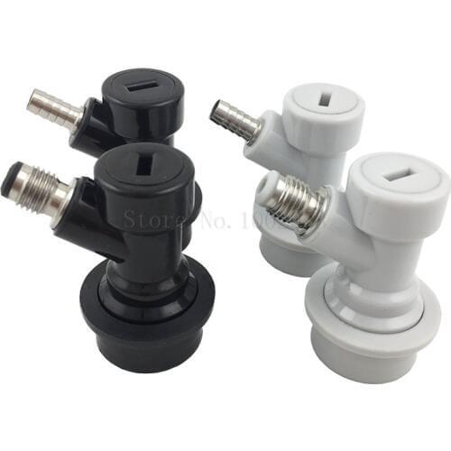 2Pairs Ball Lock Disconnect Gas IN Liquid OUT Barbed and Thread Coupler For Home brewing Cornelius Keg Connectors Beer Bar Tool