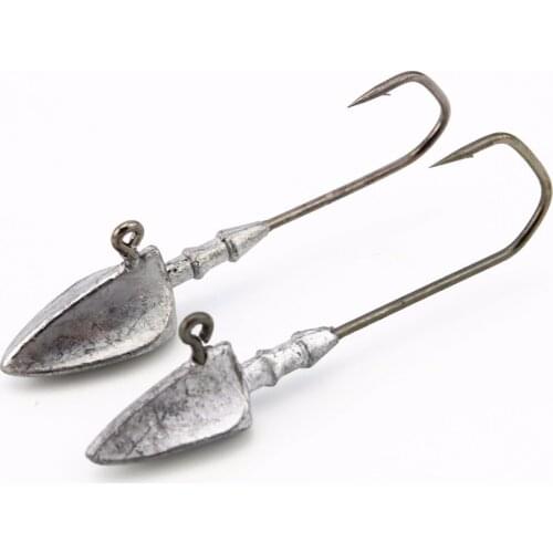 3.5G/7G/10G/20G jig head fishing hooks fishing soft lure hook 5pcs/lot