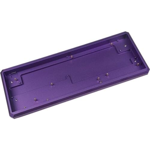 Diamond CNC Anodized Aluminium case PC Case For 60% 64 mechanical keyboard For GH60 Bluetooth Gk61 GK64 DZ60 YD60MQ GK61x G64x