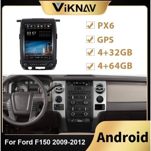 PX6 Android Car Radio GPS navigation For Ford F150 2009 2010 2011 2012 Car DVD Multimedia Player Stereo Recorder Head Unit