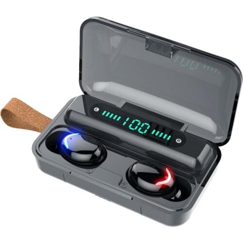 F9 tws Wireless Earbuds Bluetooth Headphones with microphone Waterproof Earphones with Power Banks Smart LED Display headphone