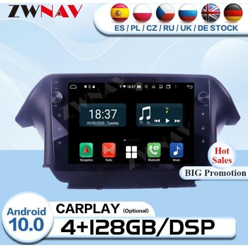 Carplay 2 Din Android 10 For Honda Odyssey 2009 2010 2011 2012 2013 2014 Radio Receiver Audio Stereo GPS Video Player Head Unit