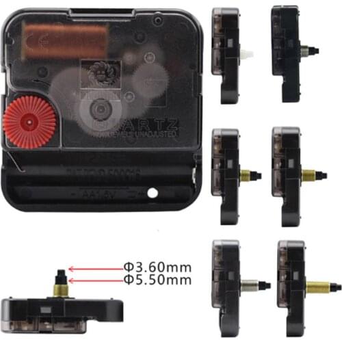 Non-ticking Silent Clock Movement Mechanism Replacement Battery Powered Clockwork for DIY Quartz Wall Clock Repair Accessories