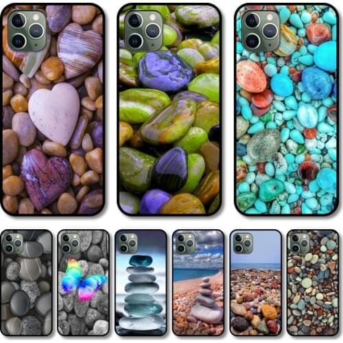 Beautiful rocks Phone Case cover For iphone 12 11 8 7 6 s XR Pro Max PLUS X XS SE 2020 mini black cell shell