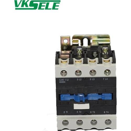 CJX2-50004 CJX2-50008 LC1-D50 series 4 Poles 50A normally closed types of magnetic contactor