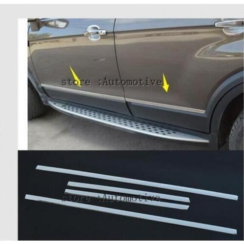 For Chevrolet Holden Captiva 2012 - 2015 Stainless Steel Door Body Molding Bezel Protector Cover Trim