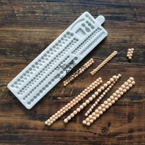 Pearl Borders Mould Food grade silicone cake edge decoration mould