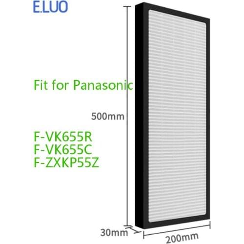 H12 F-ZXKP55Z hepa filter for Panasonic F-VK655R air purifier filter to collect dust,pet hair,haze