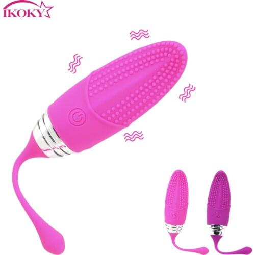 IKOKY Vibrating Egg Wireless Remote Bullet Vibrator Sex Toys For WomanClitoris Stimulate Vaginal G-spot Massager 12 Frequency
