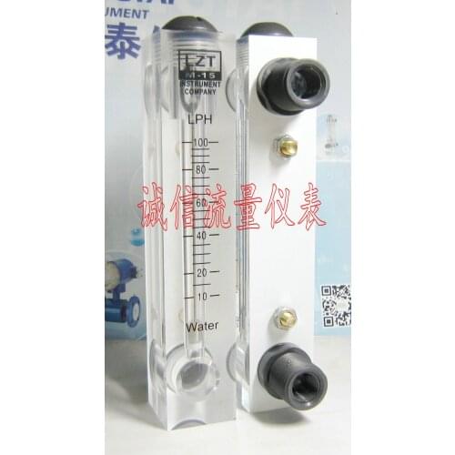 LZT-15 Panel Flowmeter Water-liquid Flowmeter 4 Outer Wire 10-100 LPH L/h