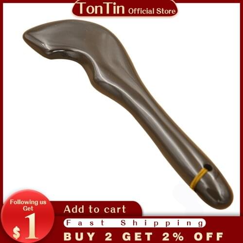 5A grade Original Si Bin brown color Bian stone massage guasha kit beauty face meridian pen type 4 face massage headache relief