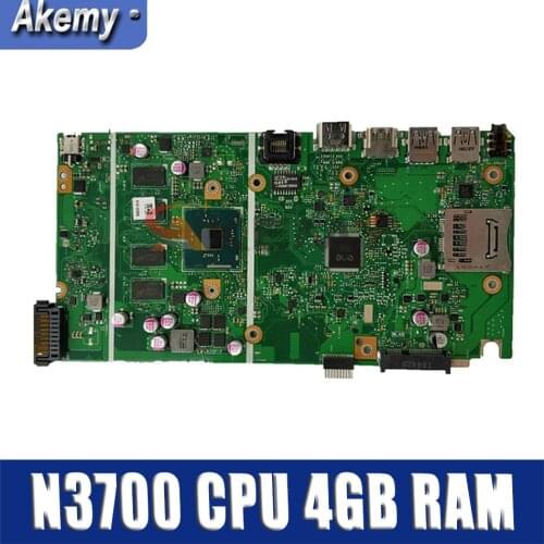 AKEMY X541SA motherboard For ASUS X541 X541S X541SA laptop motherboard X541SA mainboard test OK N3700 cpu 4GB RAM