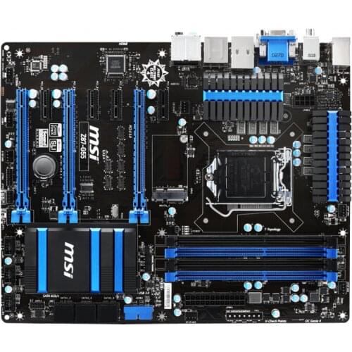 MSI Z87-G55 LGA 1150 Desktop Motherboard DDR3 ram 32GB Intel Z87 PCI-E 3.0 USB3.0 support Xeon E3-1225 v3 cpus ATX Placa-mãe