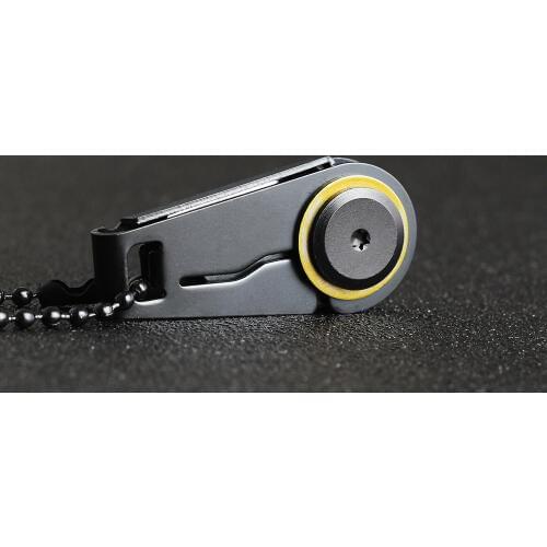 Mini Zipper Knife Utility knife Outdoor Survival EDC Gadget Keychain Pendant Pocket Knife