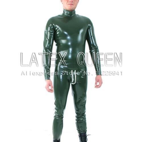 Fashion long sleeve sheathy rubber maillot costume zentais