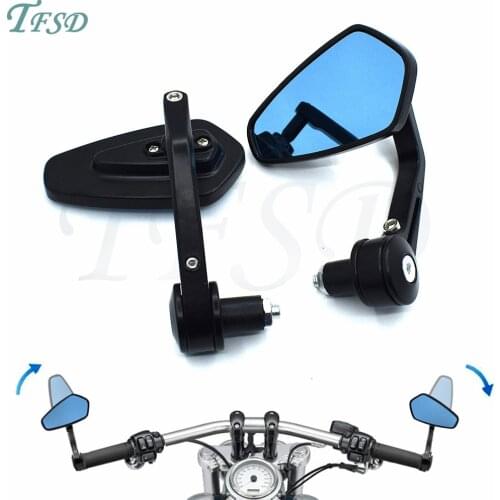 Motorcycle Bike Cruiser ATV Aluminum 7/8'' 22mm motorbike moto Motocross Side Rear View Mirror For Triumph Bonneville/SE/ T100