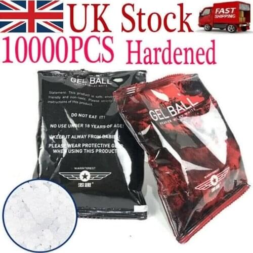 Outdoor 10000PC Hardened 7-8MM Gel Balls Milky Bullets Gel Blaster Toy Gun Water Ammo Fast Shipping