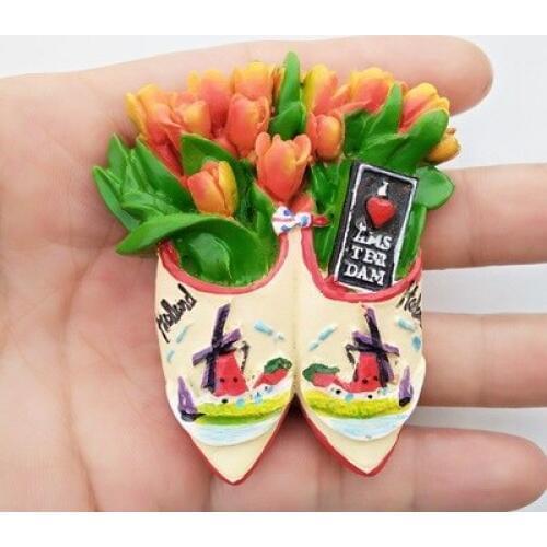 Netherlands Amsterdam tulip windmill Fridge stickers