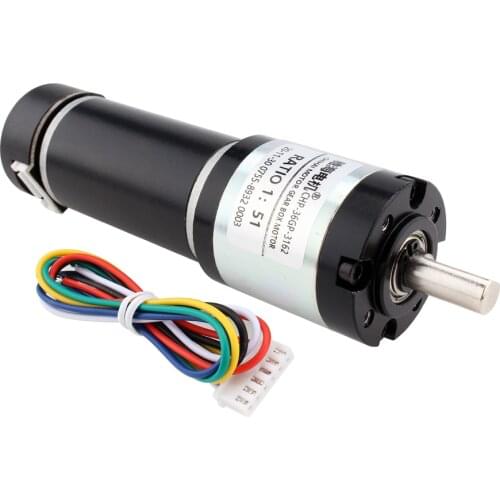 36MM ABHL Planetary DC Geared Motor 11PPR Hall Encoder High Torque 36GP3162 FOR Self-balancing Car Robot