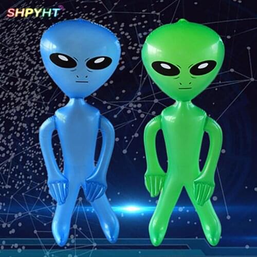 1pc PVC Inflatable Alien Model Movable Props Halloween Style Model Party Supplies Inflatable Model For Festival Bar Halloween