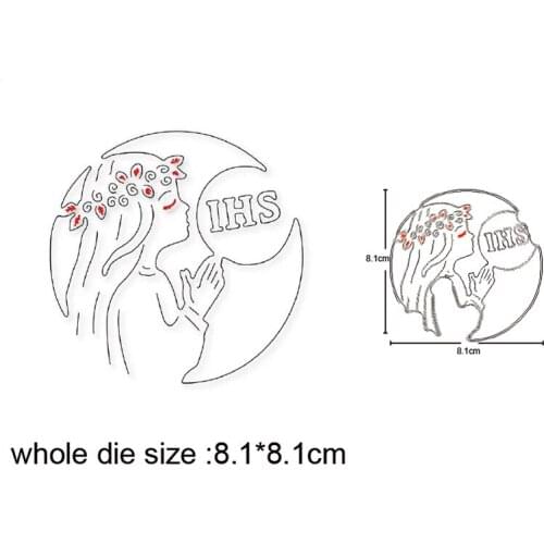 Craft dies Prayer Boy Angel Girl Metal Cutting Dies DIY Scrapbooking die cuts Embossing Album Card Making Stencils dies Template