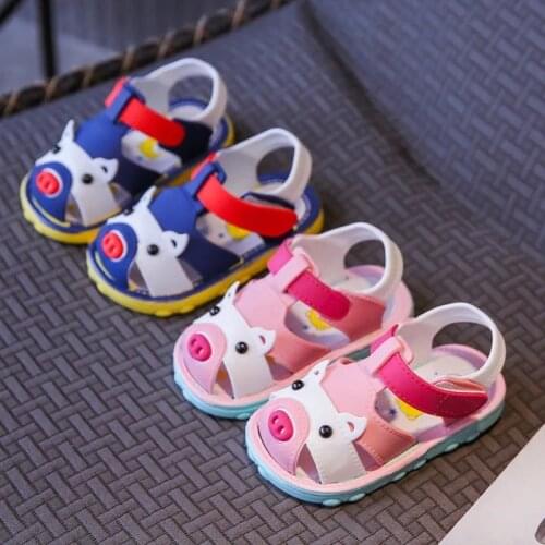 Baby Girl Sandals Summer 1-3 Years Old Baby Shoes Soft Bottom Non-Slip Toddler Shoes Boys Children Shoes Children Sandals