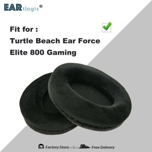 Replacement Ear Pads for Turtle Beach Ear Force Elite 800 Gaming Headset Parts Cushion Velvet Earmuff Earphone Sleeve Cover
