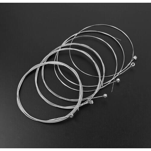6pcs/set E101 Electric Guitar Strings Steel Core Nickel Alloy Wound (.010-.046)