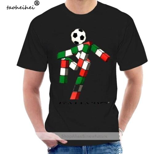 Italia 90 Football Mascot Italy Tumblr Soccer Mens Retro 2 T Shirt @003405