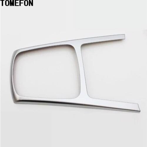 TOMEFON For Kia Rio 4 Gears Fame Cover Interior U Panel Circle Chrome Trim Car-styling Mouldings Decoration Accessory Part 2017
