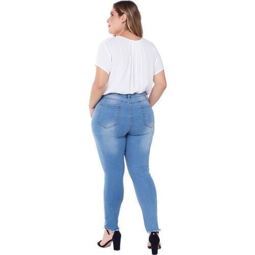 Women High Rise Skinny Jeans Washed Denim Womens Cropped Jeans in Super Slim Fit Ankle-length Jeans with Destruction