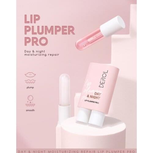 DEROL Liquid Lipstick Lip Enlargement Milk Lip Gloss Nourish Repir Lip Lines Lip Care Moisturizing Lip Enhancer Lip Makeup TSLM2