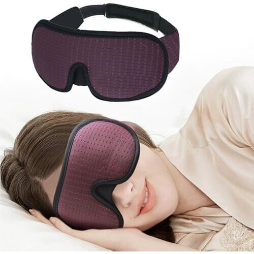 3D Sleeping Eye Mask Lights Blockout Breathable Eyeshade Shade Eye Cover for Travel Nap Sleeping SN-Hot